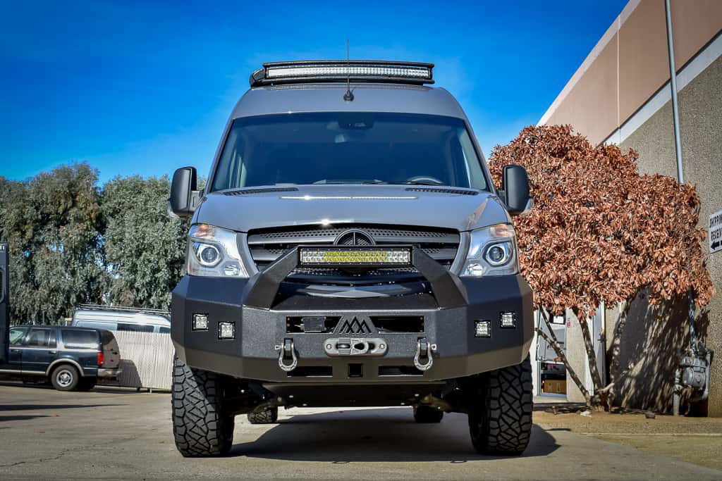 Texas Truck Accessories. Backwoods Adventure — Sprinter Van Front Bumper