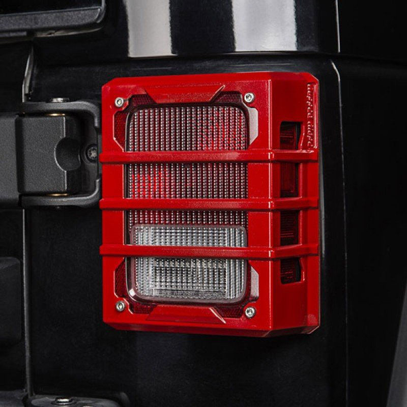 Texas Truck Accessories. Rugged Ridge Elite Tail Light Guards, Wrangler JK